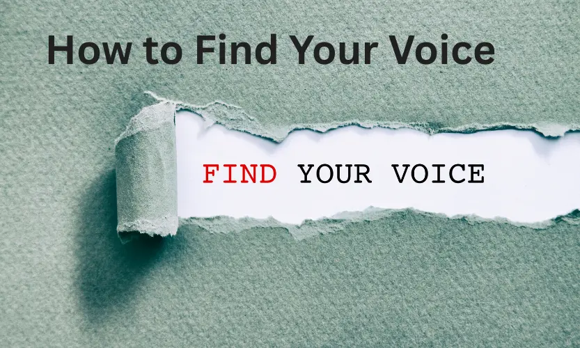 how to find your voice
