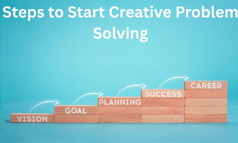 steps to start creative problem solving